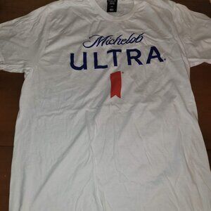 NWOT HANES Michelob Ultra Perfect-T Large | Graphic Tee T-Shirt | Beer Logo